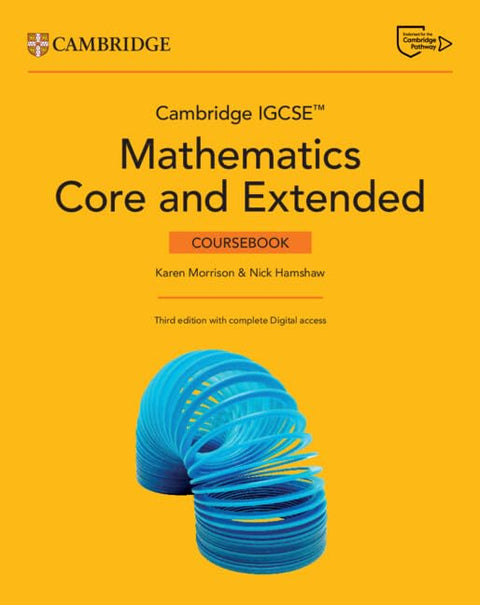 JT | Cambridge IGCSE Mathematics Core and Extended Coursebook with Digital Version and Cambridge Online Mathematics