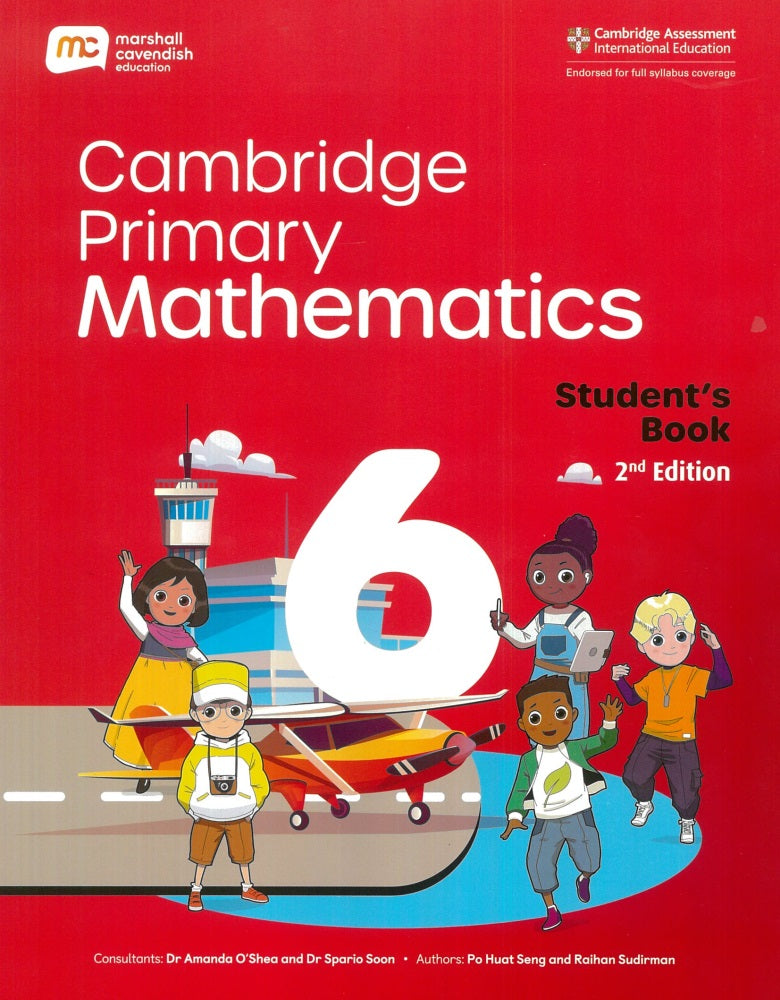 Wadi Sofia | Cambridge Primary Mathematics 6 Students Book 2nd Edition - 9789815055375 - Marshall Cavendish