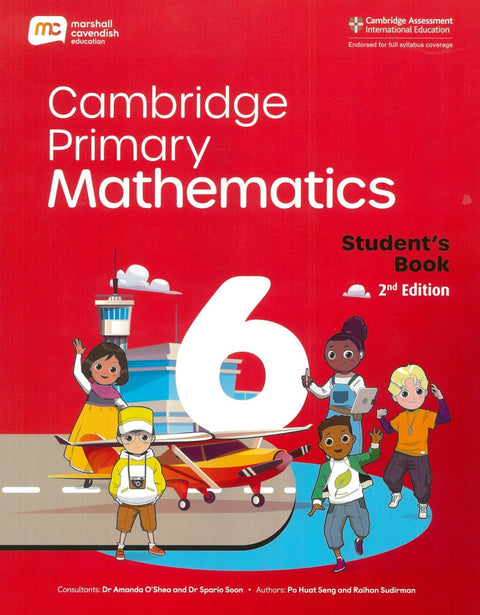 Wadi Sofia | Cambridge Primary Mathematics 6 Students Book 2nd Edition - 9789815055375 - Marshall Cavendish