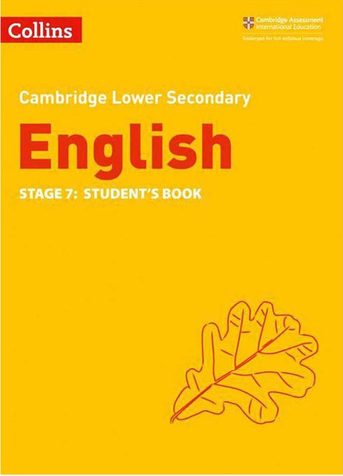 Collins Cambridge Low Sec English Student's Book: Stage 7 - Burchell - 9780008340834 - HarperCollins