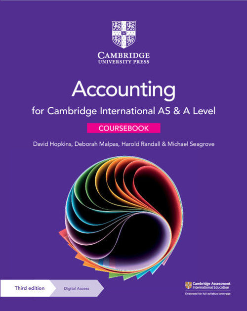 IISM | Cambridge International AS & A Level Accounting Coursebook with Digital Access (2 Years) - Hopkins - 9781108902922 - Cambridge