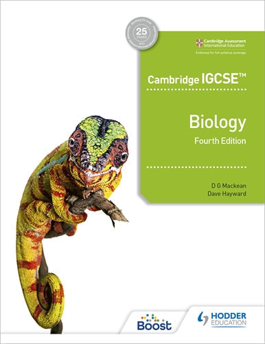 MIS | Cambridge IGCSE Biology 4th Edition - D. G. Mackean - 9781398310452 - Hodder
