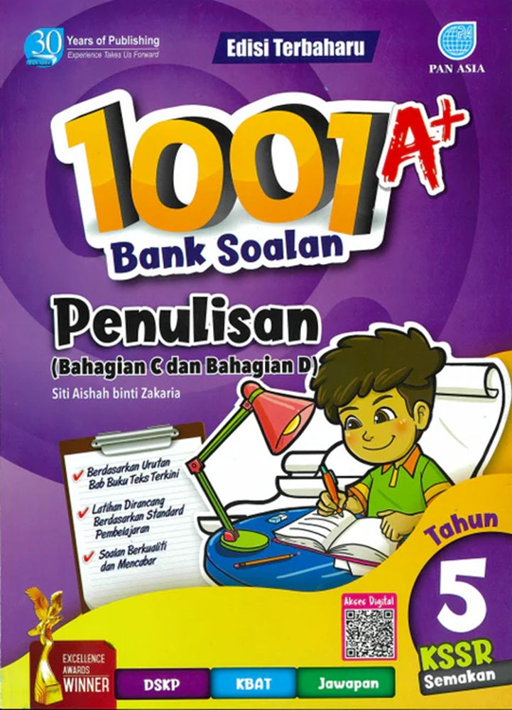 HKIS | 1001 A+ Bank Soalan Penulisan ( Bahagian C Dan D ) Tahun 5 KSSR Semakan - 9789674668877 - Pan Asia