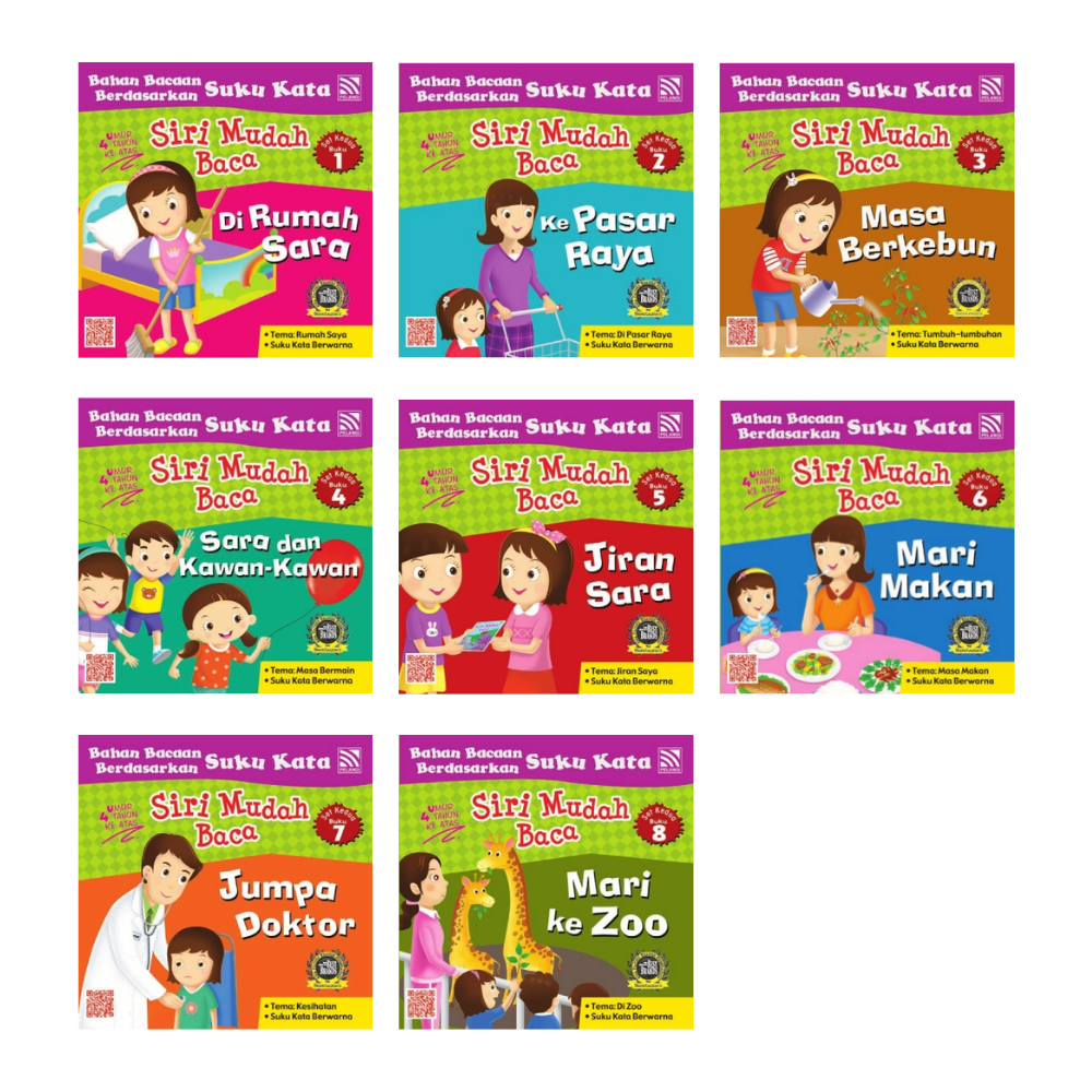 MIS | Siri Mudah Baca Set 2 - Pelangi